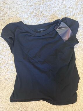 super cute brandy melville black tee one size
